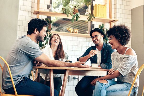 friends meeting over coffee